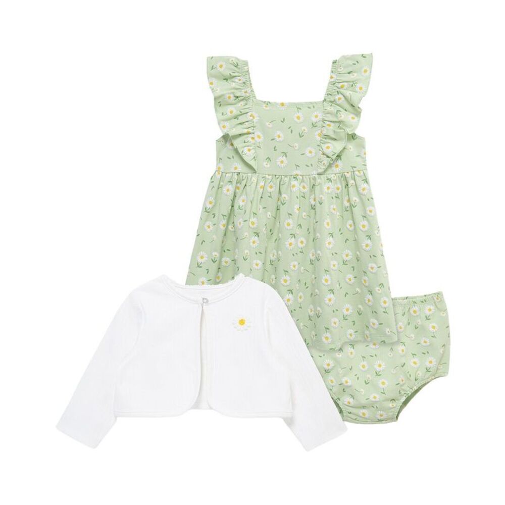 Little Me  Daisy Knit Dress Set